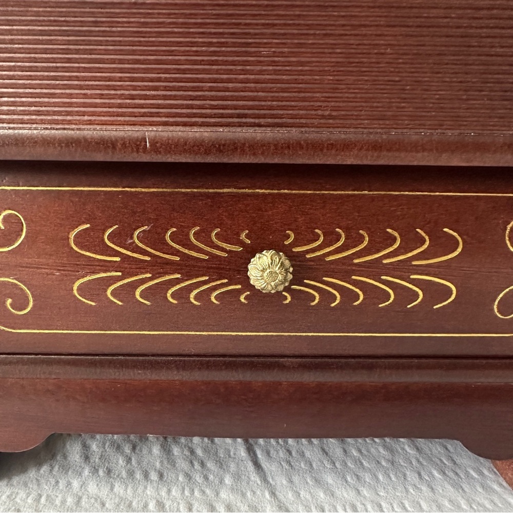 Vintage Stacked Books‎ Wooden Jewelry Box Velvet Lined Trinket Chest Drawers - Picture 8 of 9